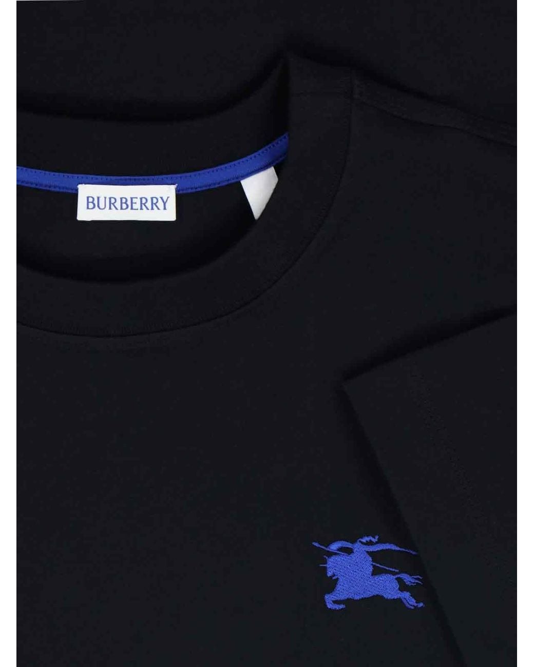 Burberry Black Logo Graphic T-Shirt for men