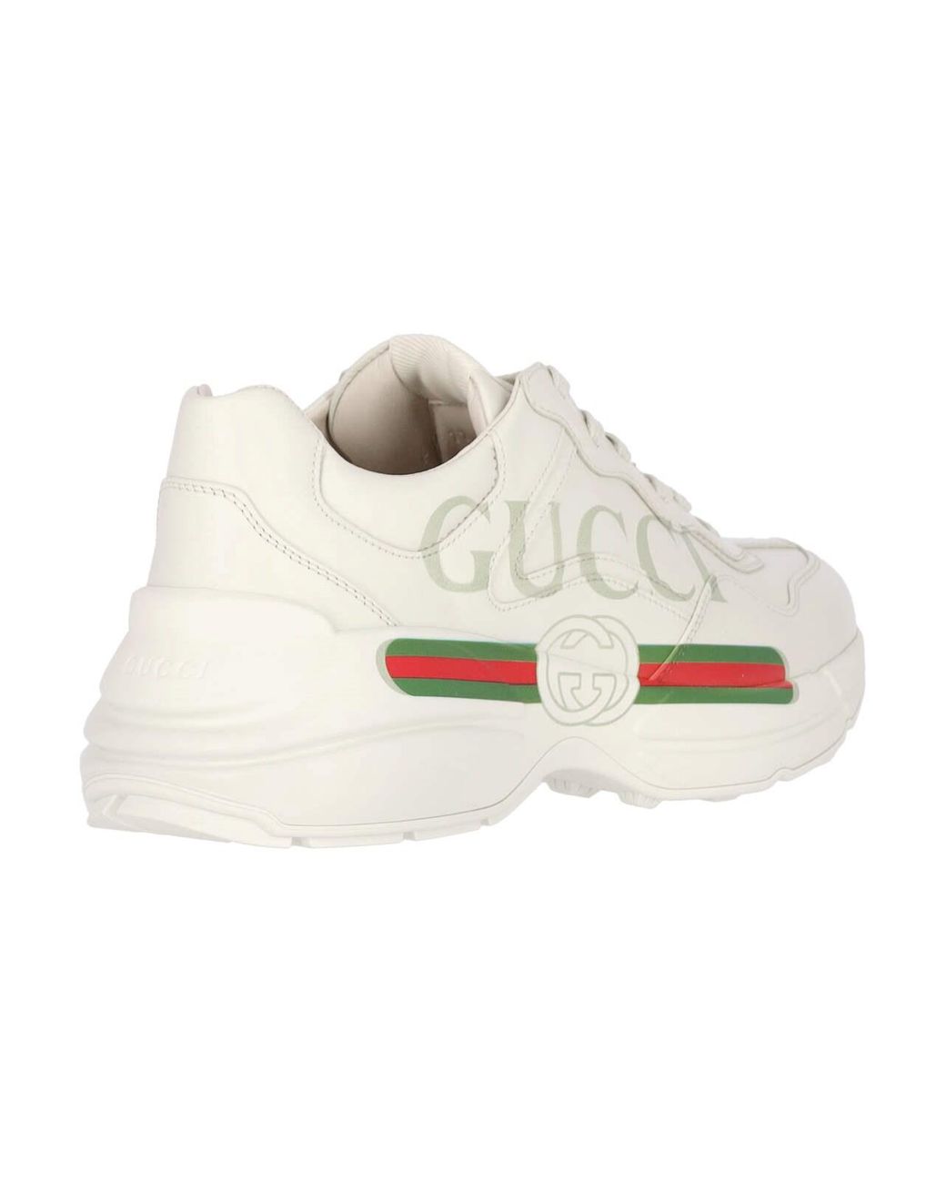 Gucci White Sneakers "Rhyton" for men