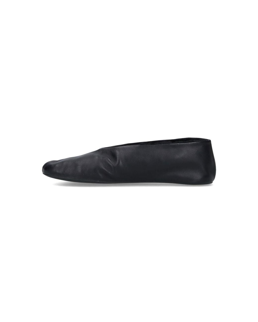 The Row Black "Stella" Ballet Flats