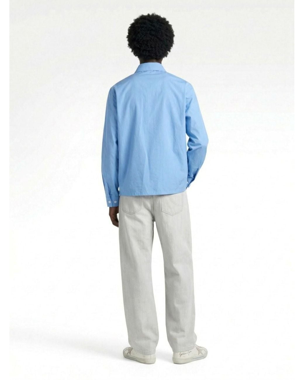 Rick Owens White Wide Jeans for men