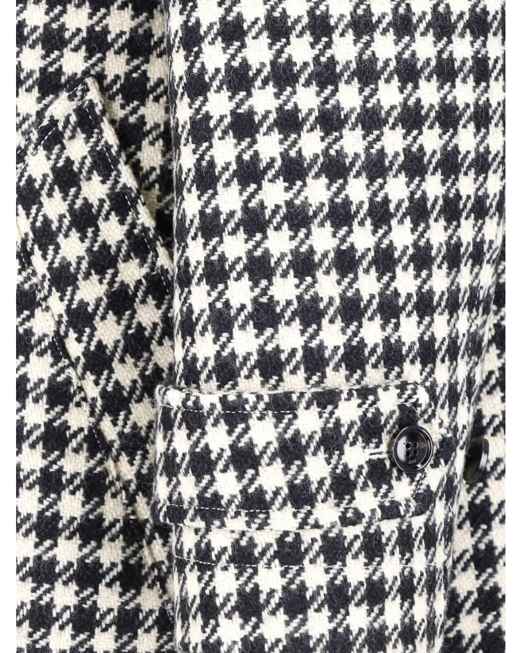 AMI White Virgin Wool Coat for men