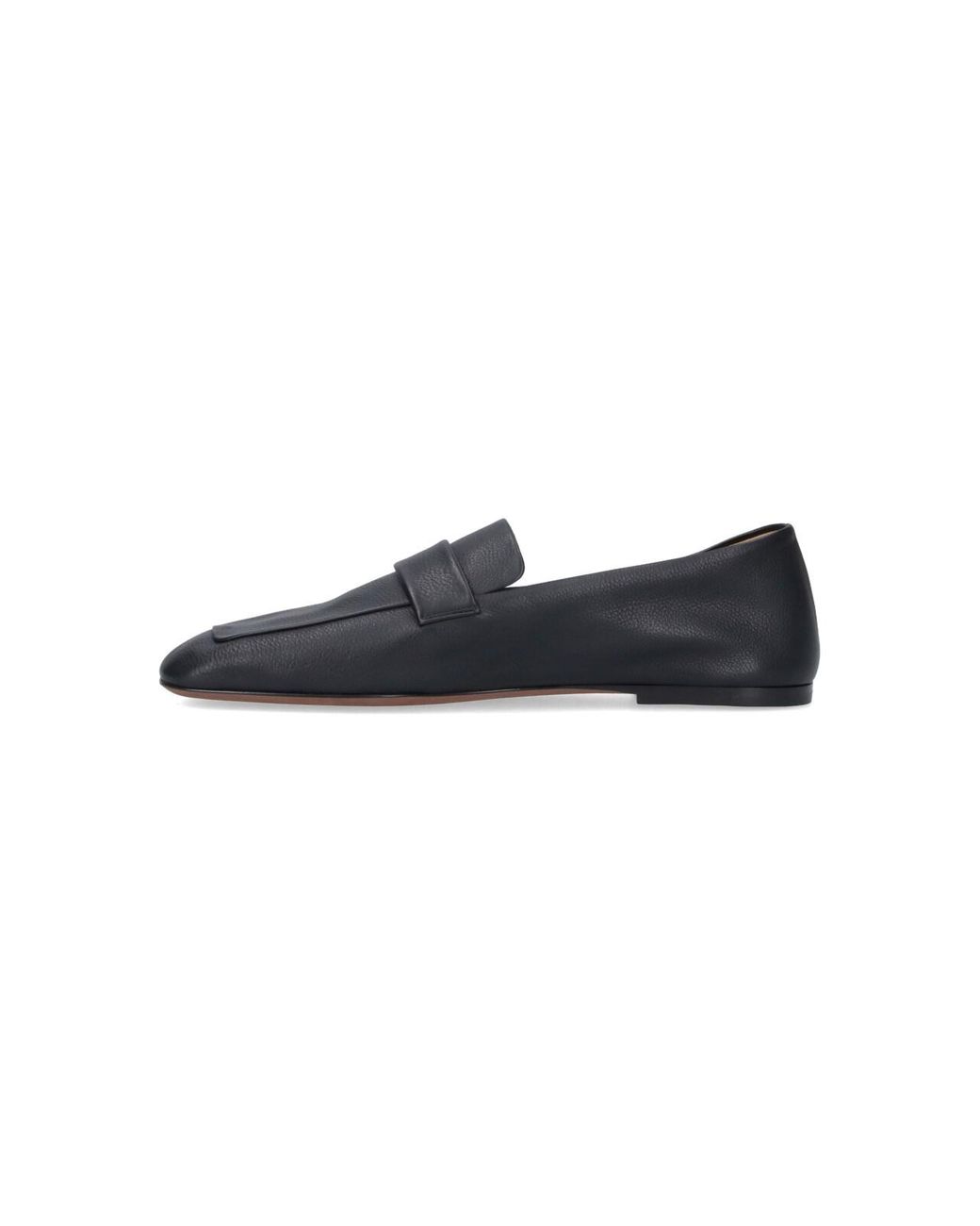 The Row Black 'Square' Loafers