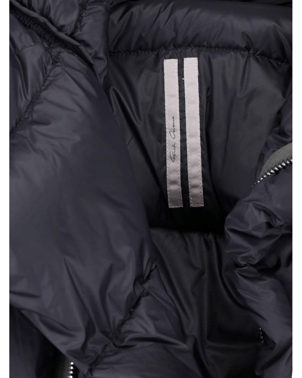 Rick Owens Blue Padded Jacket "Naska"