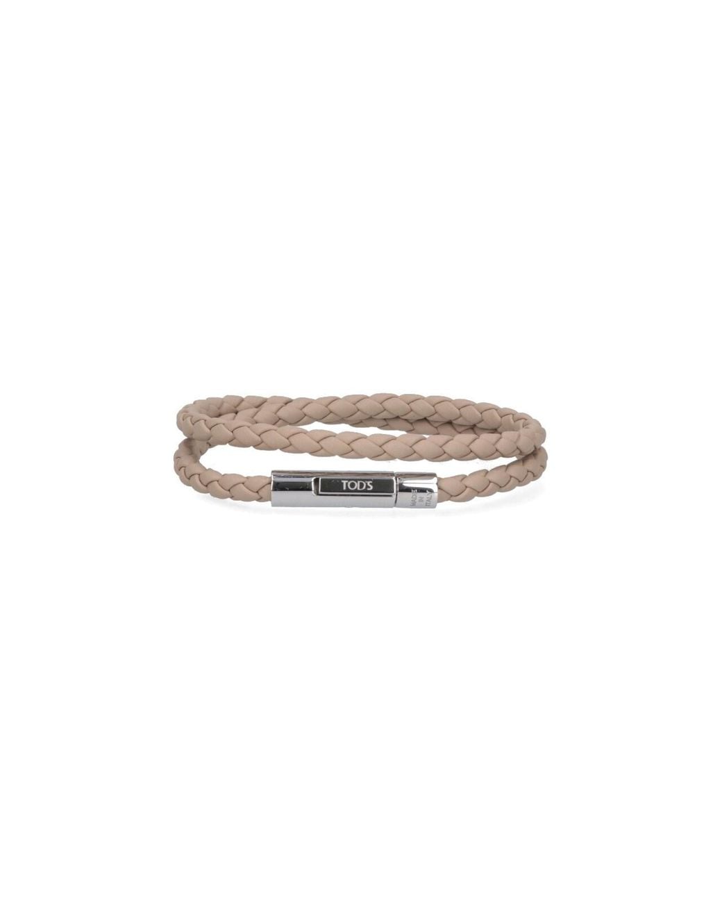 Tod's White Calfskin Bracelet for men