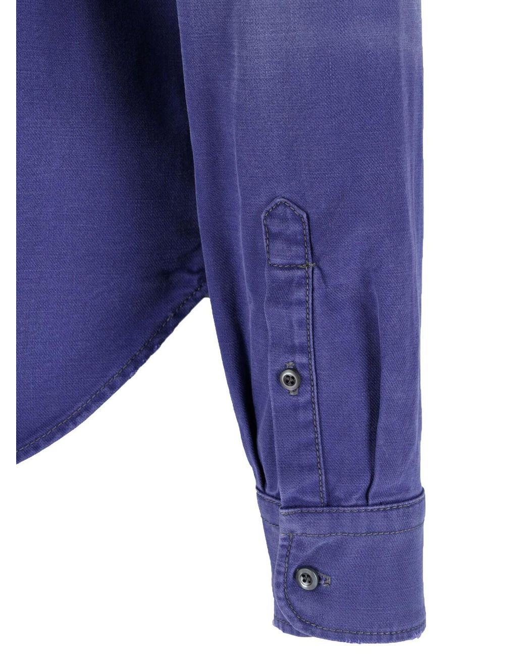 Prada Blue Denim Shirt for men