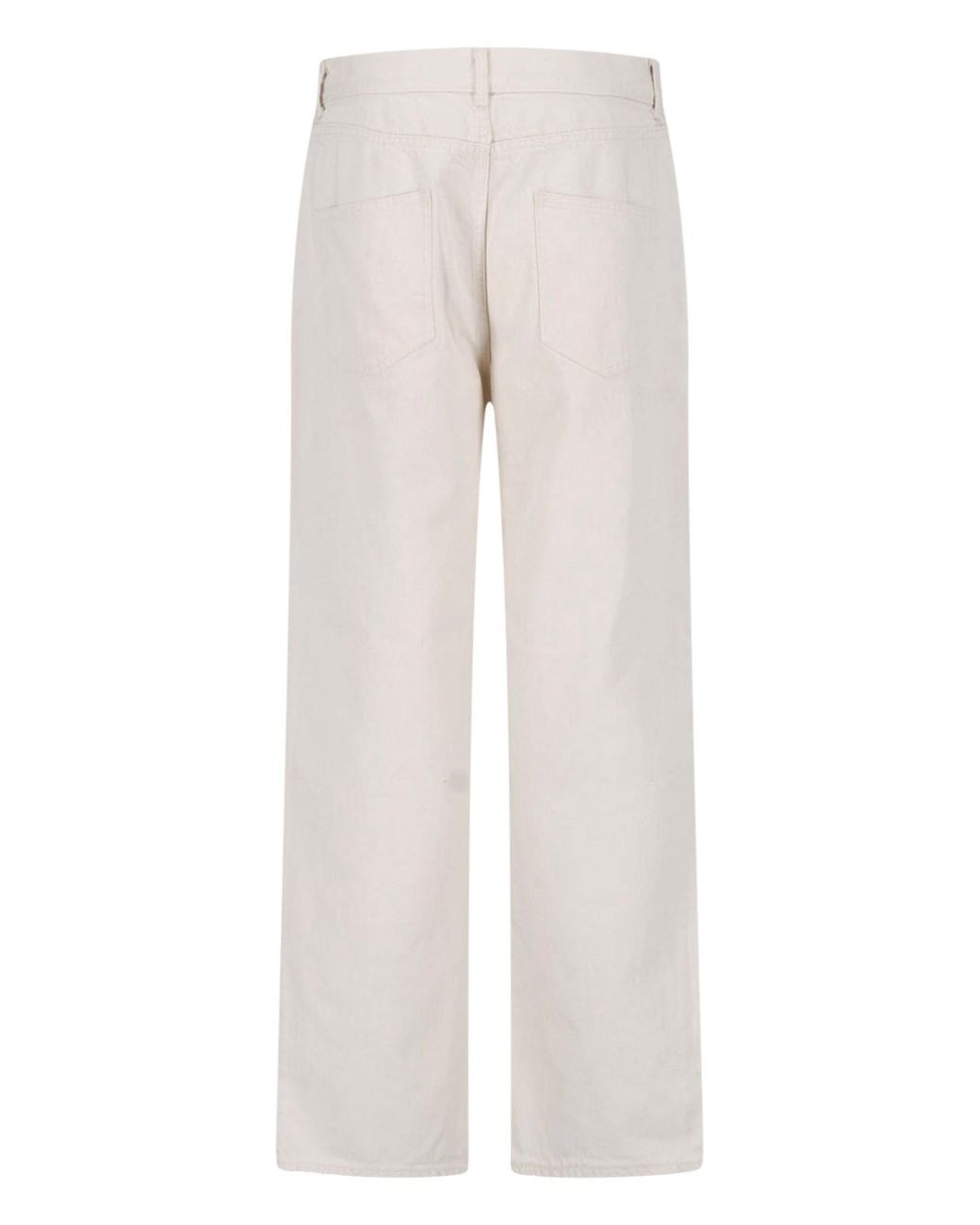The Row White Straight Jeans for men