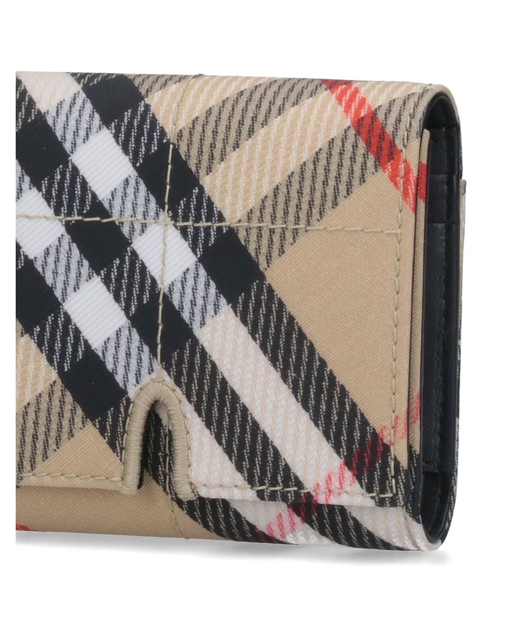 Burberry White Wallets Polyester