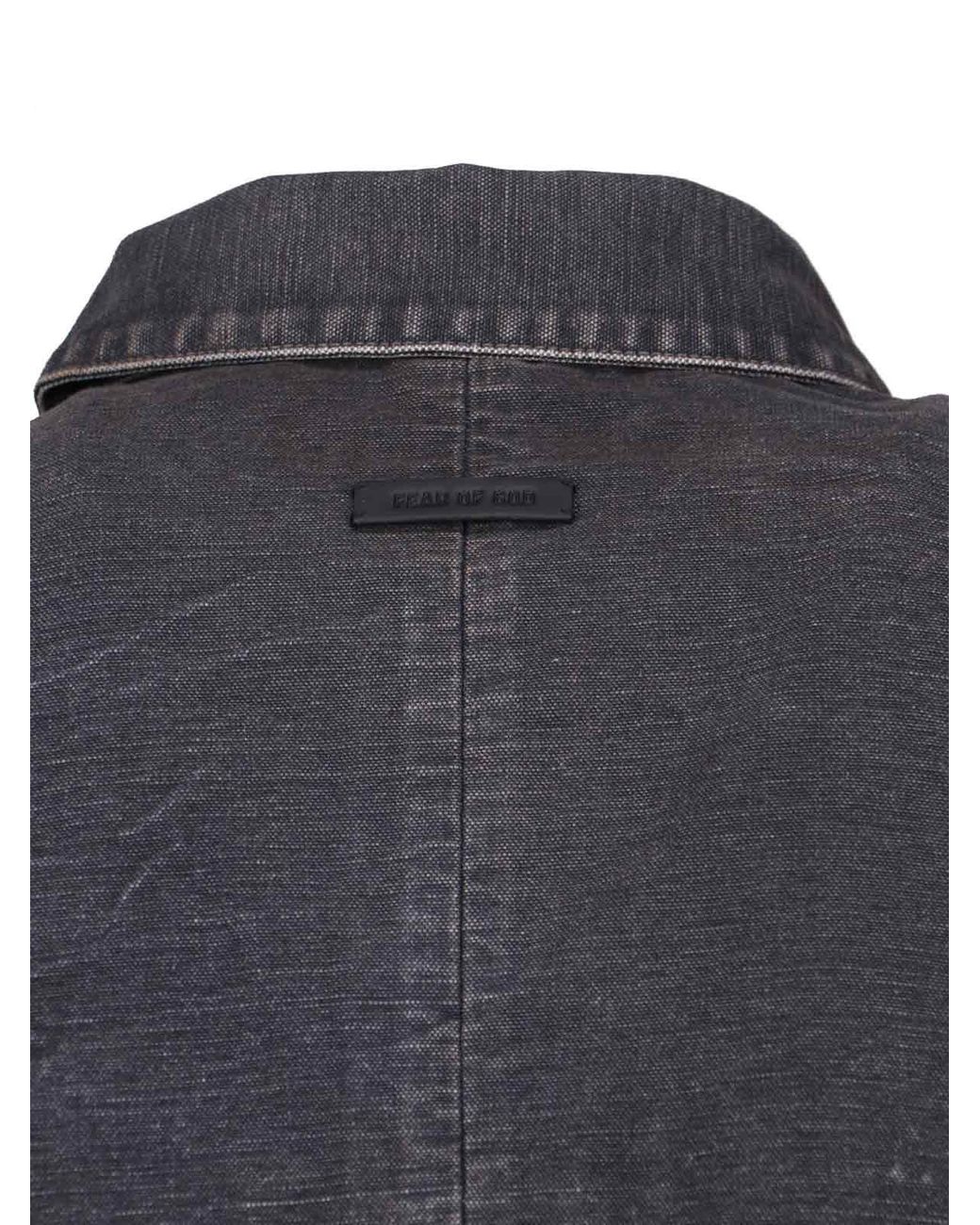 Fear Of God Blue Utility Jacket for men