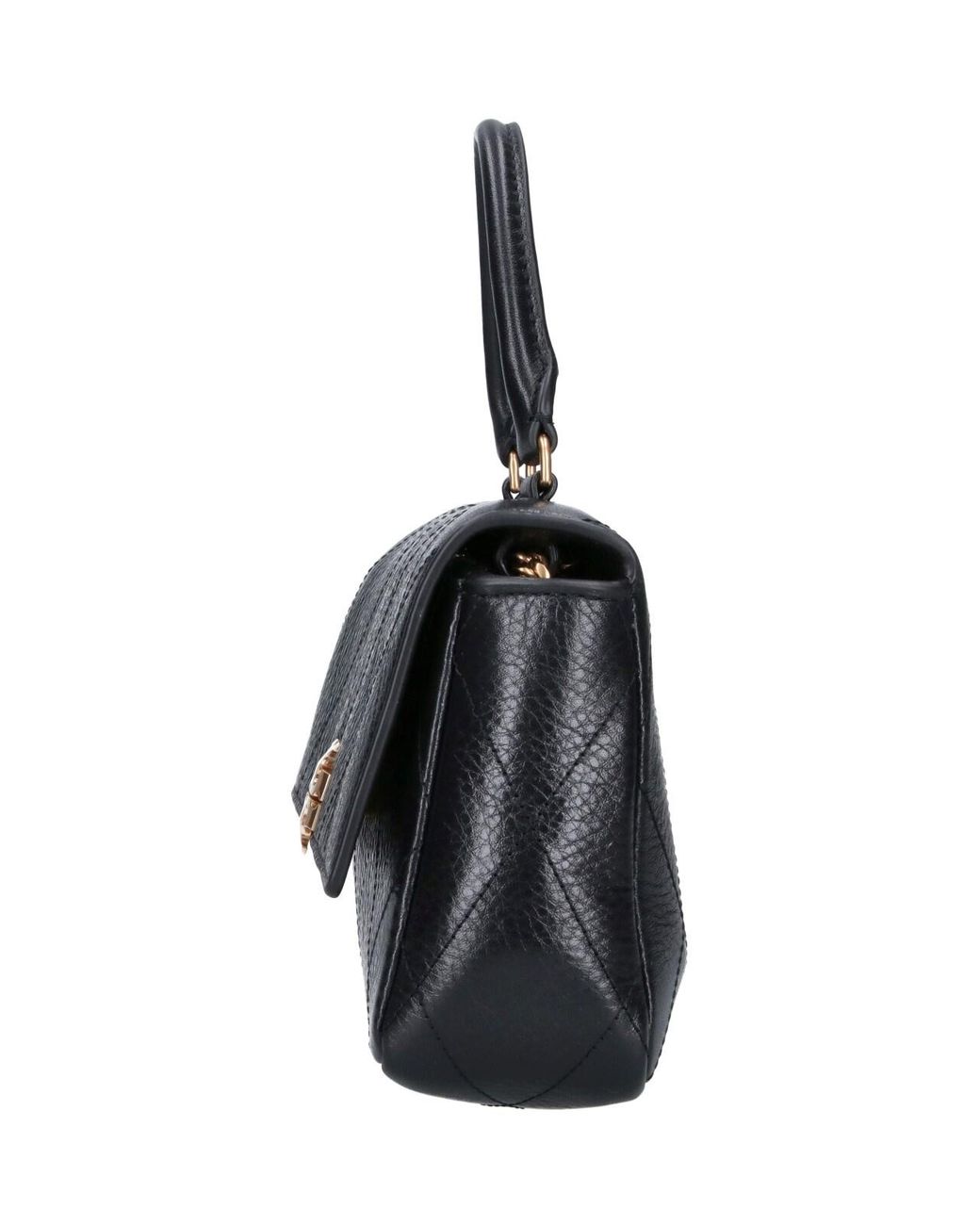 Tory Burch Black Mini Handbag "Charlie"