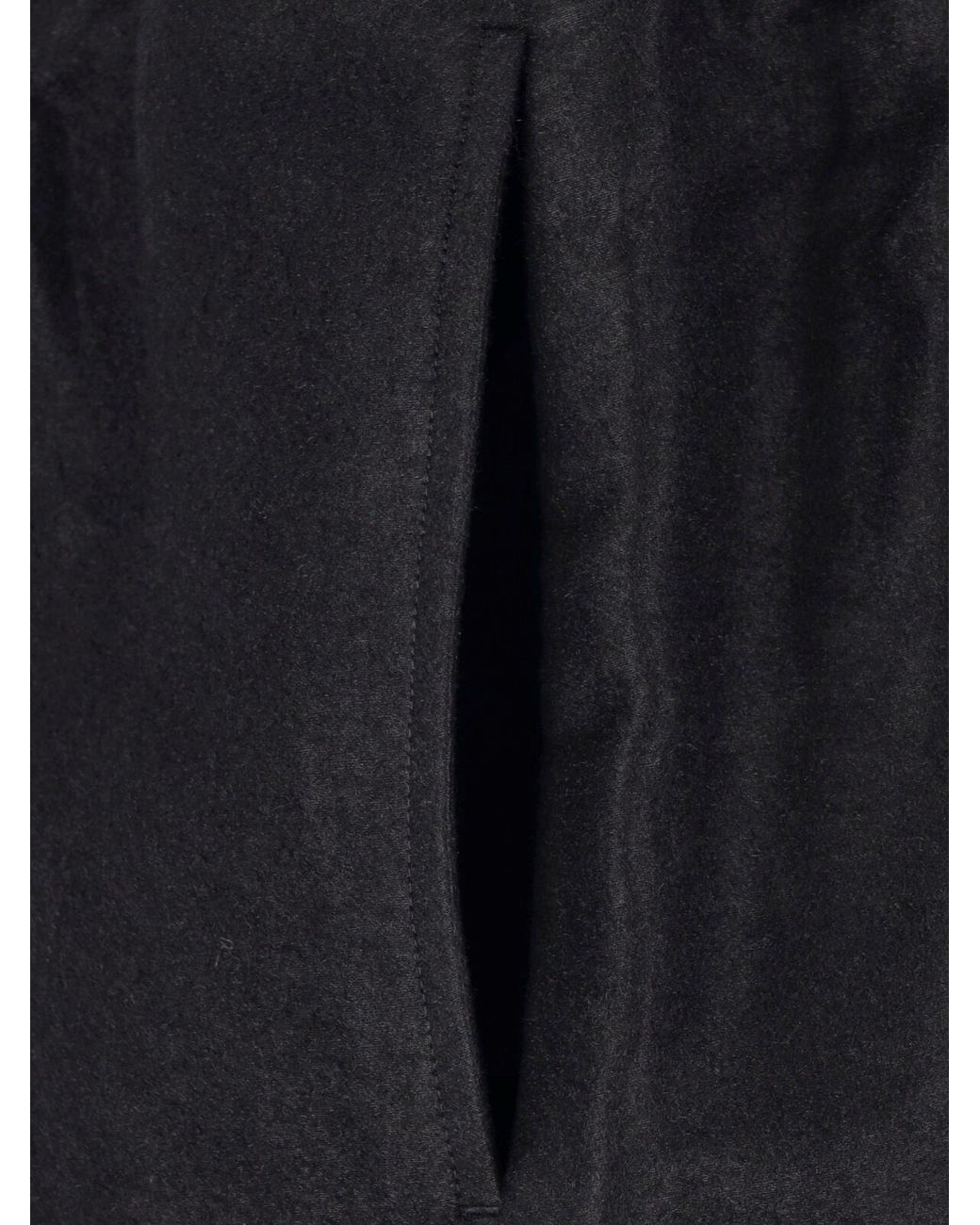 Rick Owens Black Shorts “Faun” for men