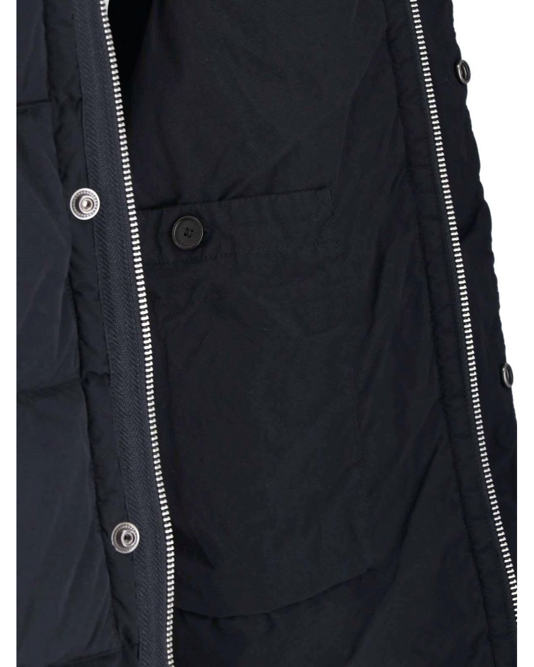 Massimo Osti Studio Blue Padded Jacket for men