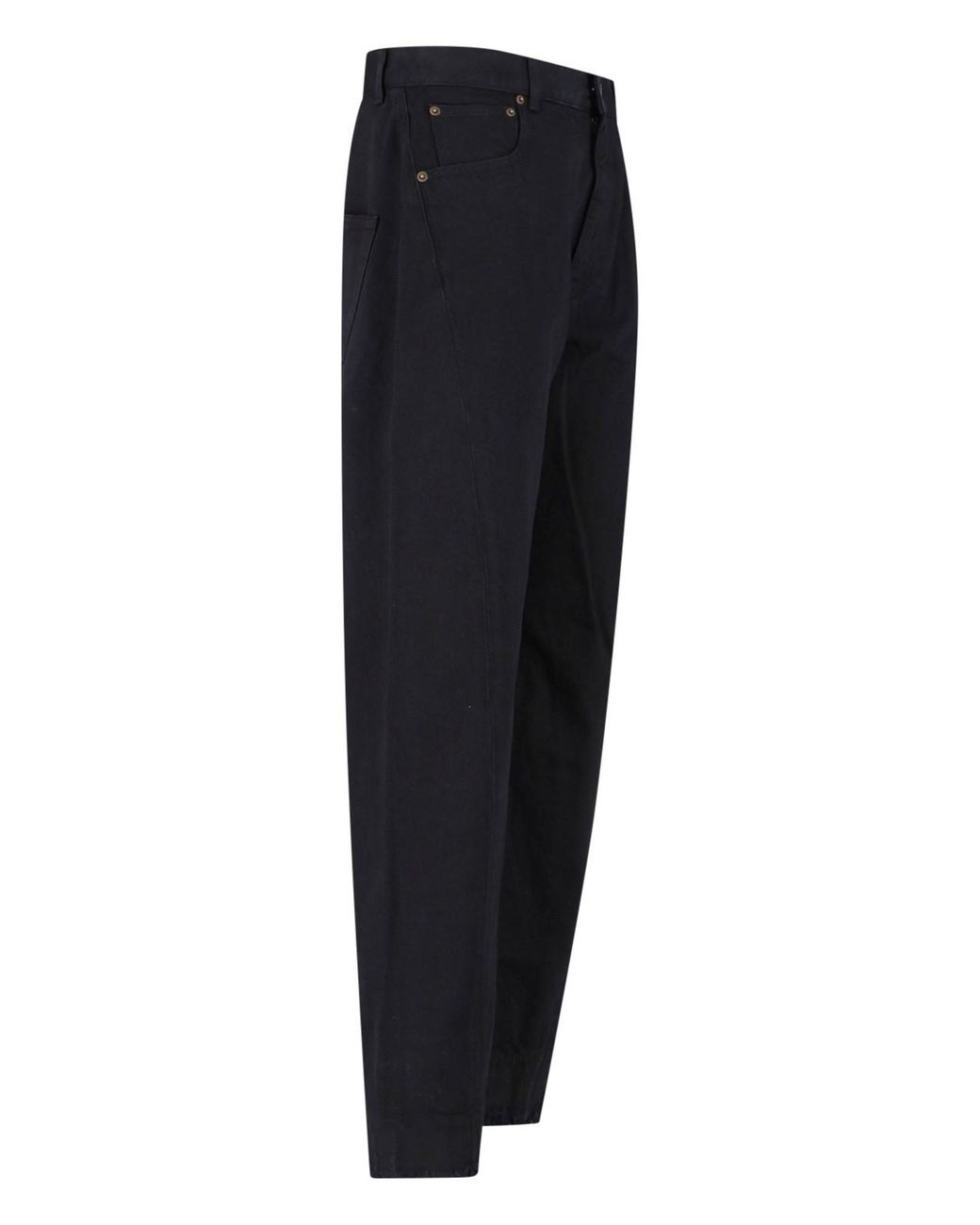 Phoebe Philo Blue Fringed Straight Jeans