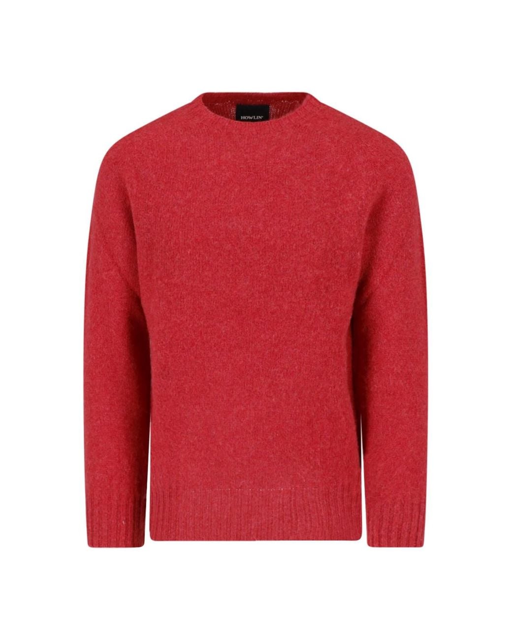 Howlin' By Morrison Red Sweater “Birth Of The Cool” for men