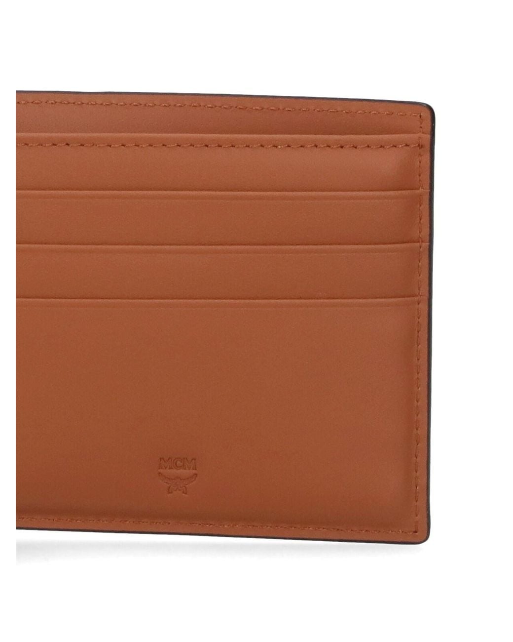 MCM White Wallets Polyurethane for men