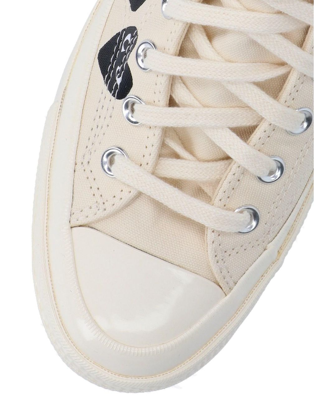 COMME DES GARÇONS PLAY White "Converse Multi Heart Chuck 70" Sneakers