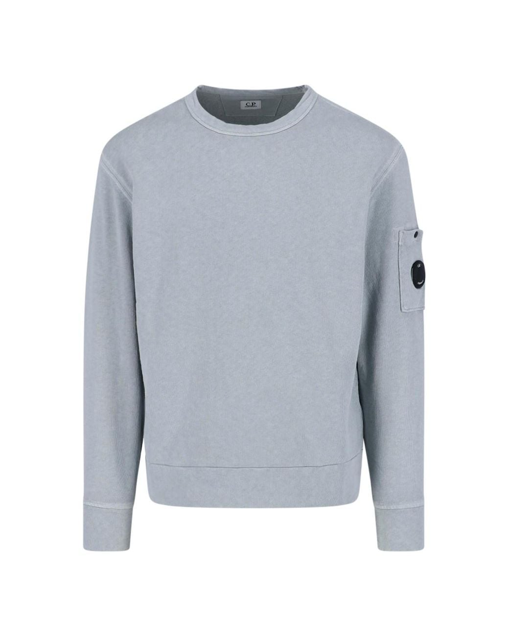 C P Company Blue Logo Sweatshirt for men