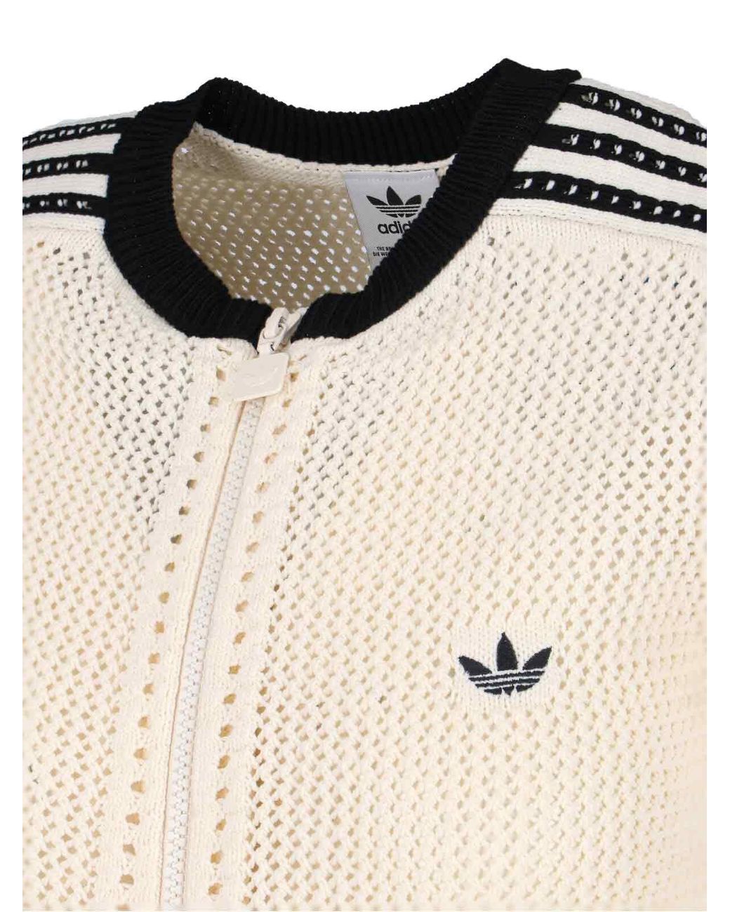 adidas crochet dress cream Adidas Originals Premium Crochet Dress Women's Lifestyle Dress [ASIA:XS]  JD1074