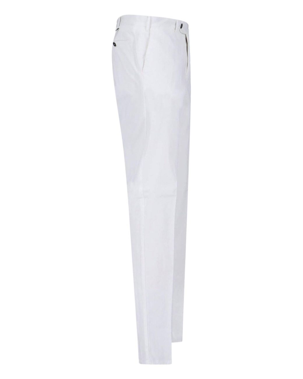 PT Torino White Straight Pants for men