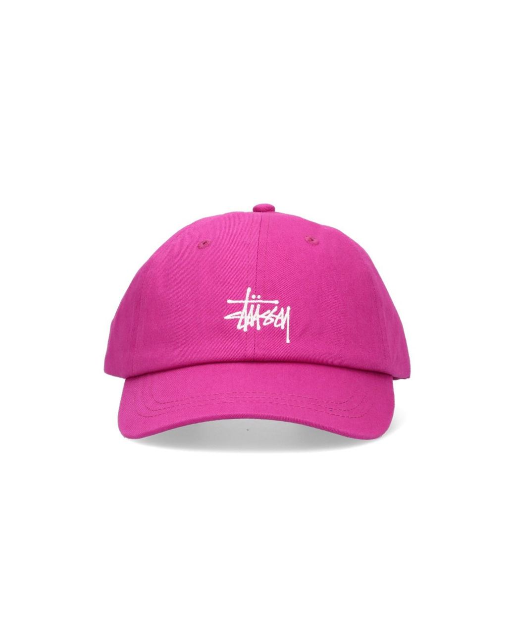 Stussy Basic Stock Low Pro Baseball Hat in Pink for Men | Lyst