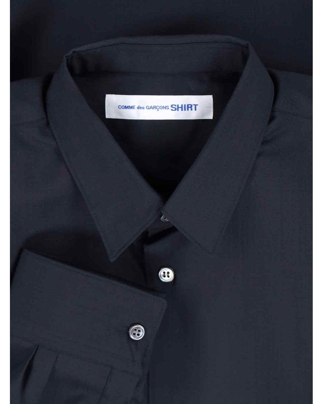 Comme des Garçons Blue Classic Wool Shirt for men