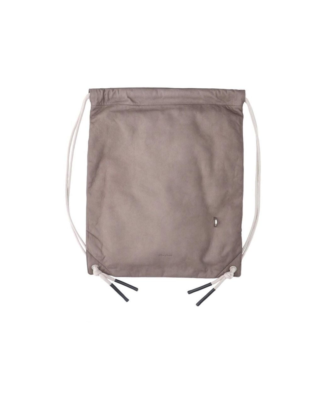 Zaino "Drawstring" di Rick Owens in White
