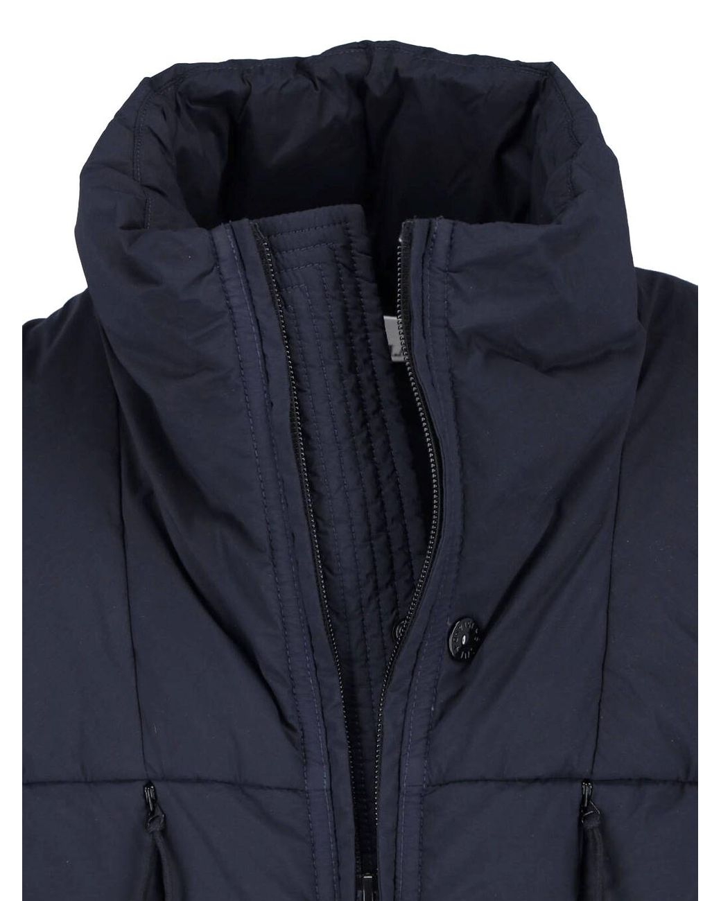 Stone Island Blue Vest "Seamless Tunnel" for men