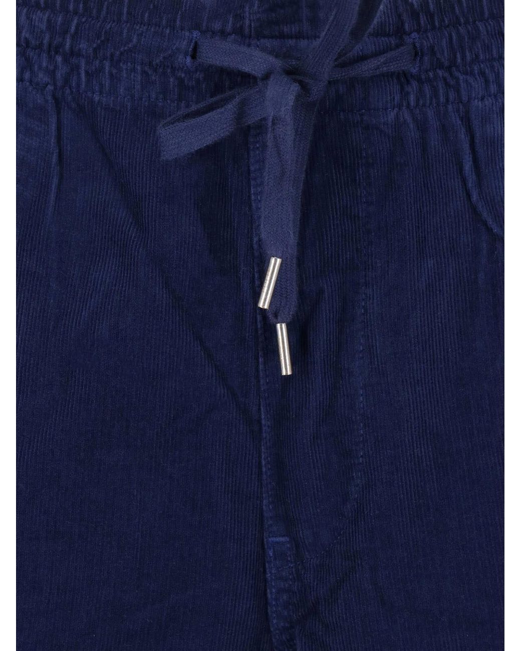 Polo Ralph Lauren Blue Ribbed Shorts for men