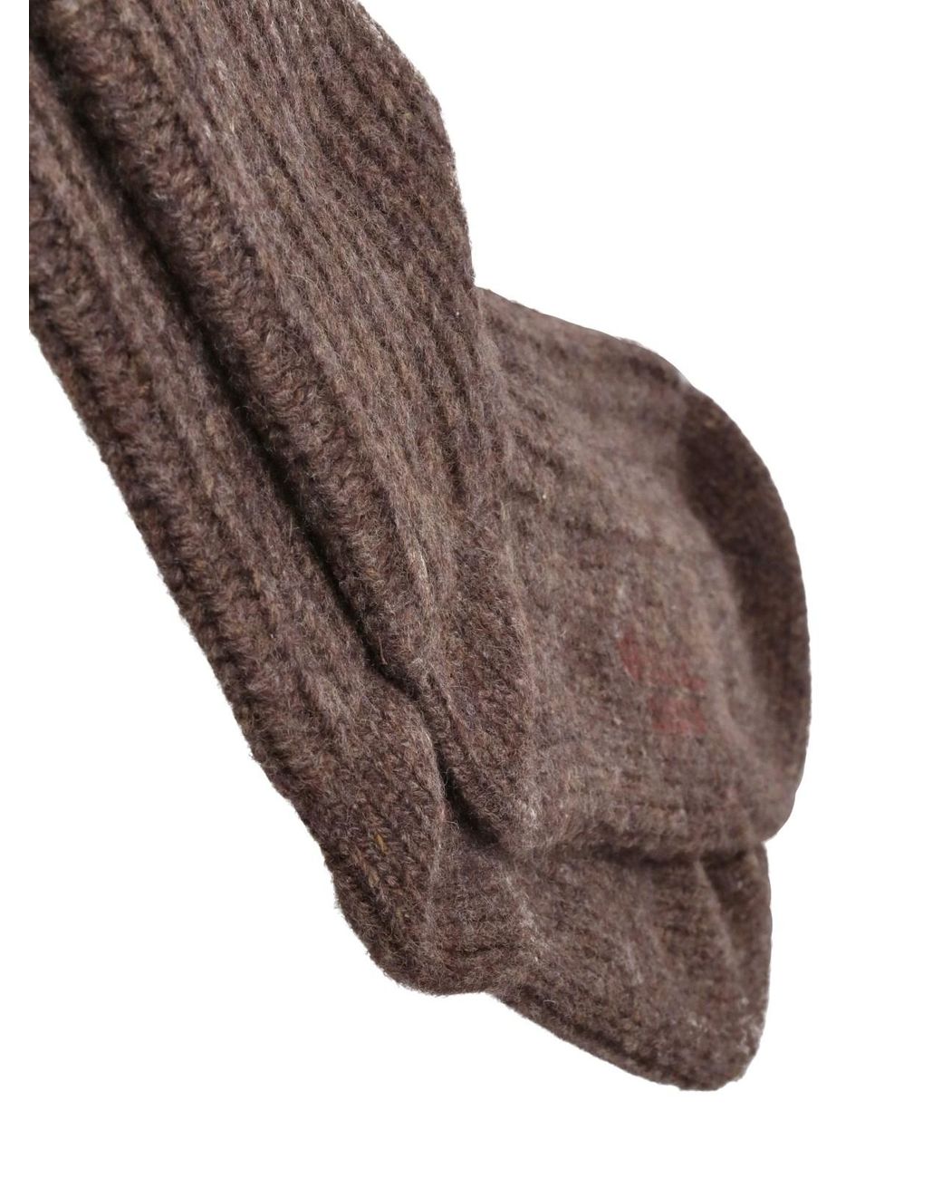 Loro Piana Brown Cashmere Socks for men