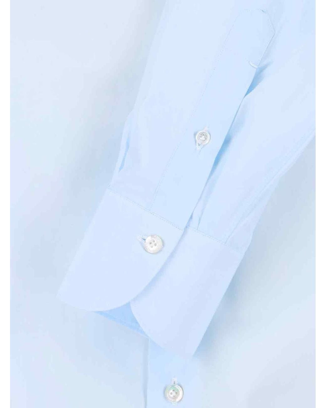 Finamore 1925 Blue 'Milano' Shirt for men