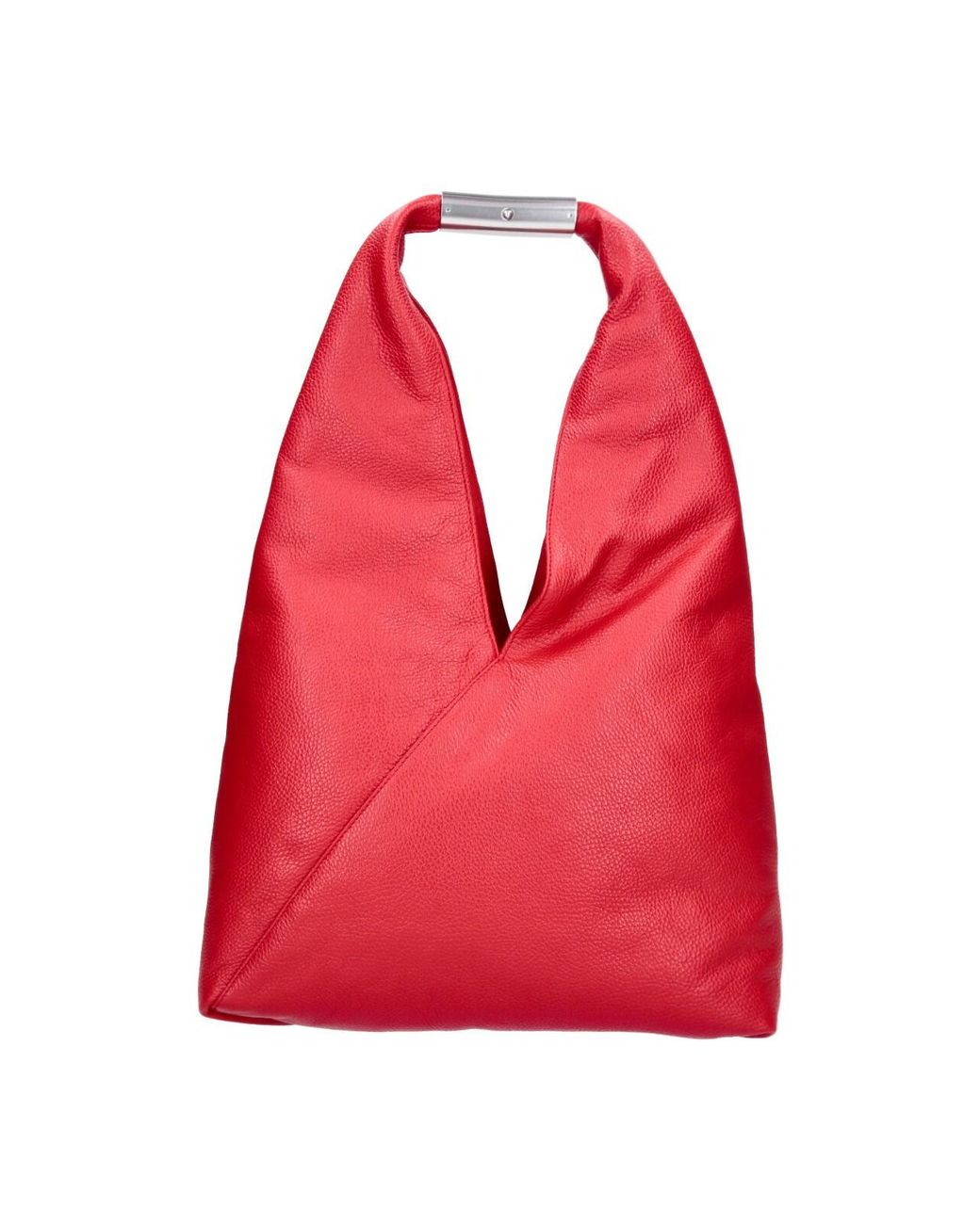MM6 by Maison Margiela Red Shoulder Bag "Japanese"