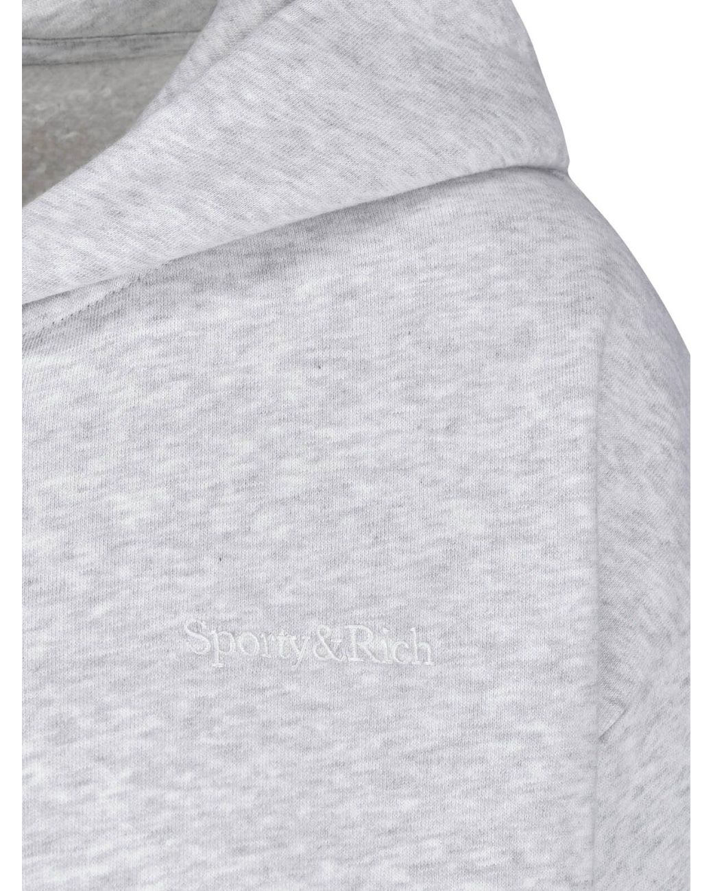 Sporty & Rich White Sporty Sweatshirt Sweater
