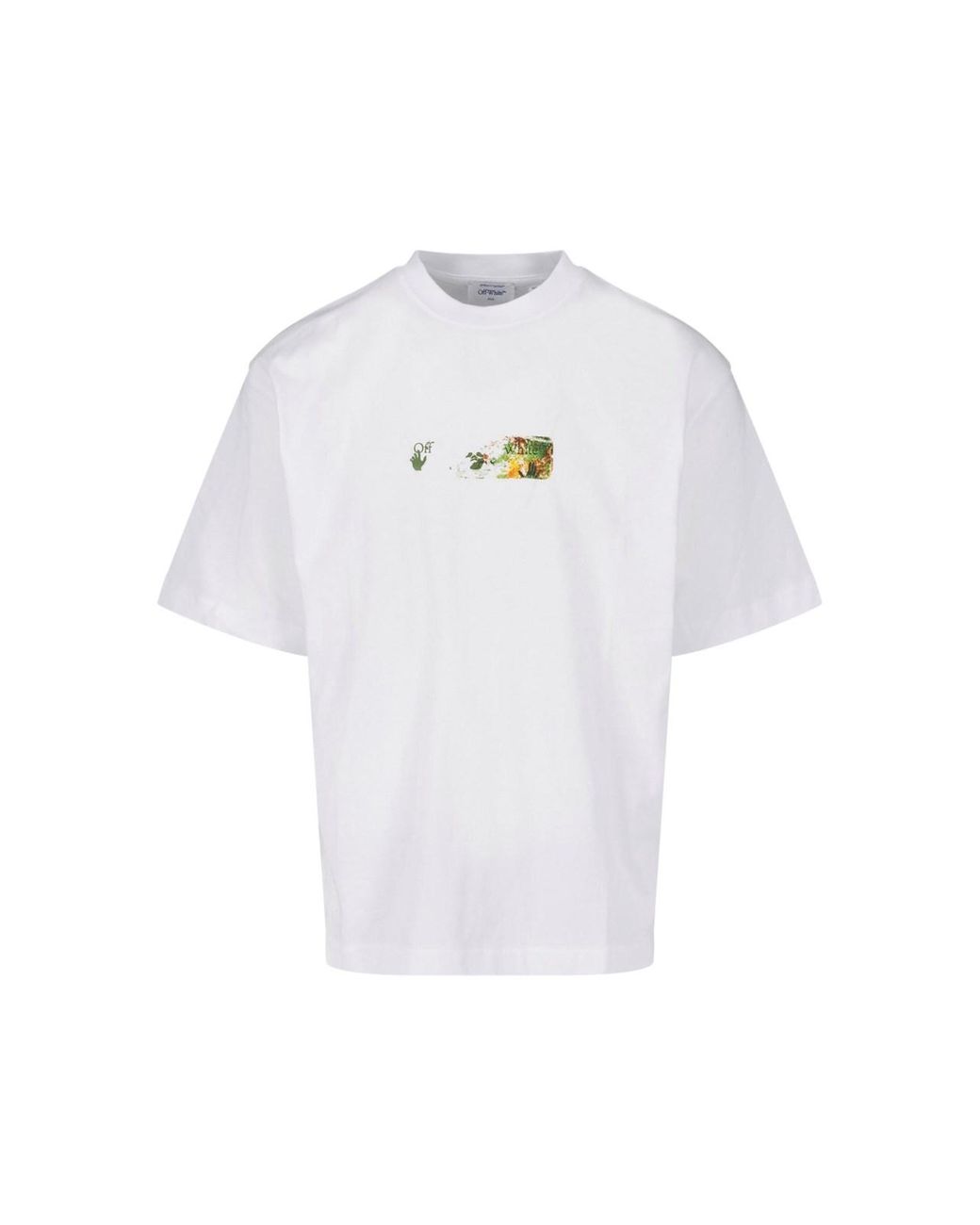 Off-White c/o Virgil Abloh White Graphic Cotton T-Shirt for men