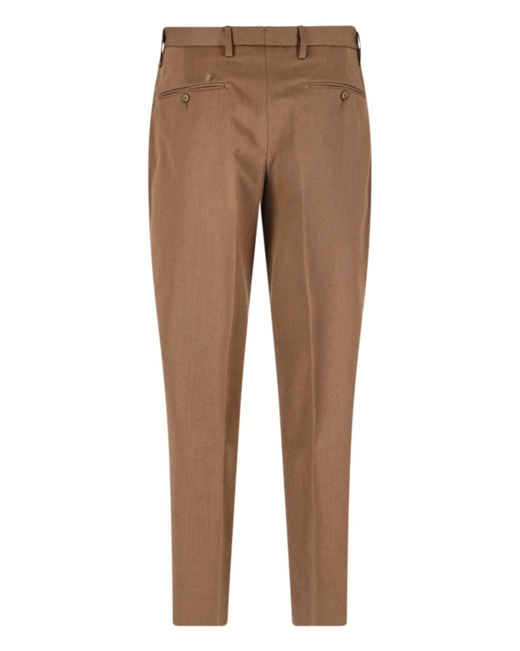 Briglia 1949 Brown Tailored Trousers "Portobello" for men