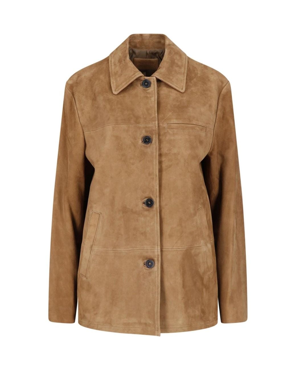 Low Classic Brown Suede Jacket