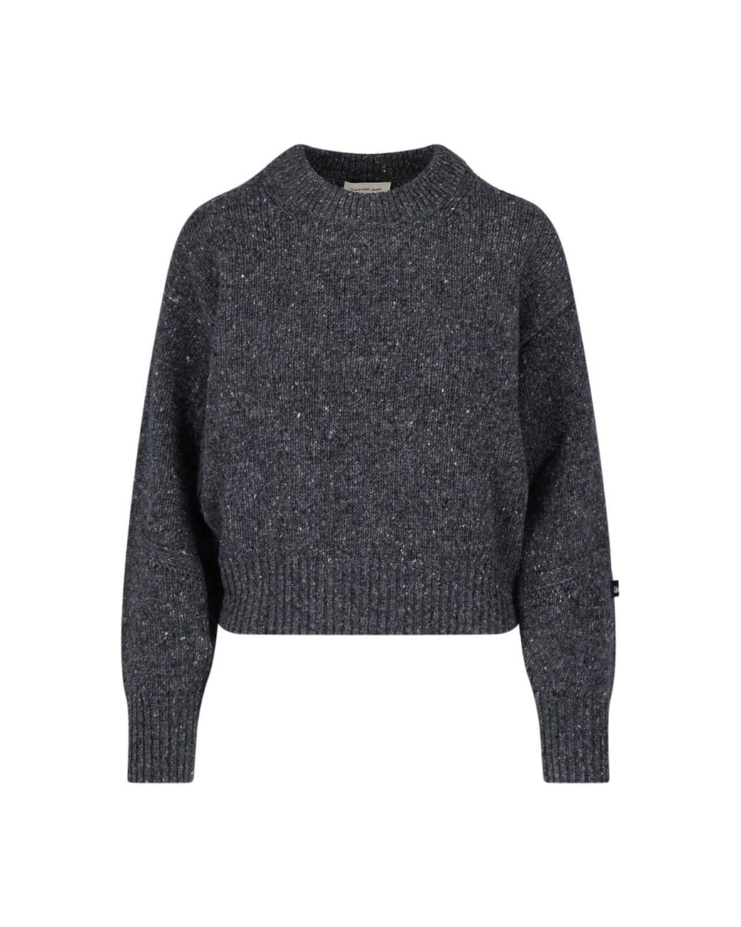 Calvin Klein Blue Wool Blend Sweater