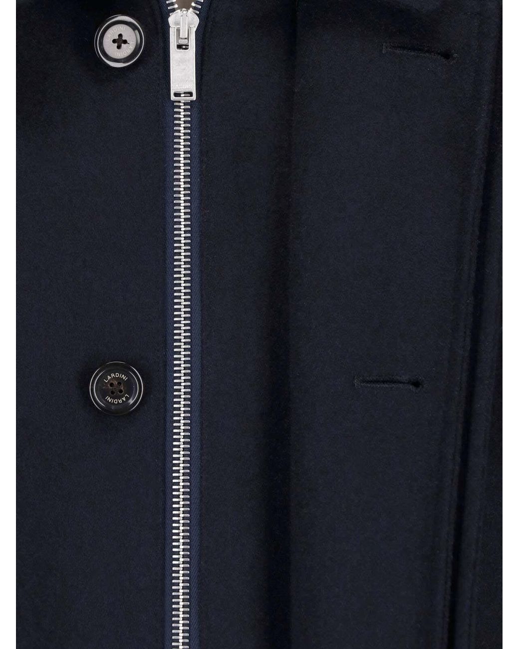 Lardini Blue Virgin Wool Jacket for men