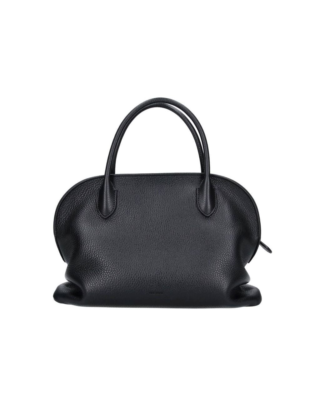 The Row Black Shoulder Bag "Agnes 12"