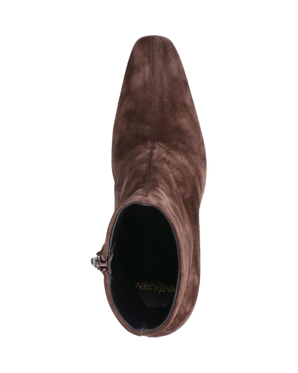 Saint Laurent Brown Ankle Boots "Jill"