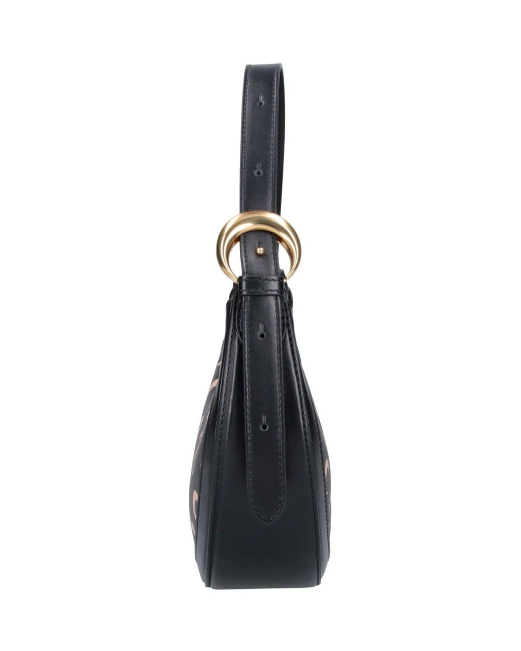 MARINE SERRE Black Mini Bag “Moon Eclipse”