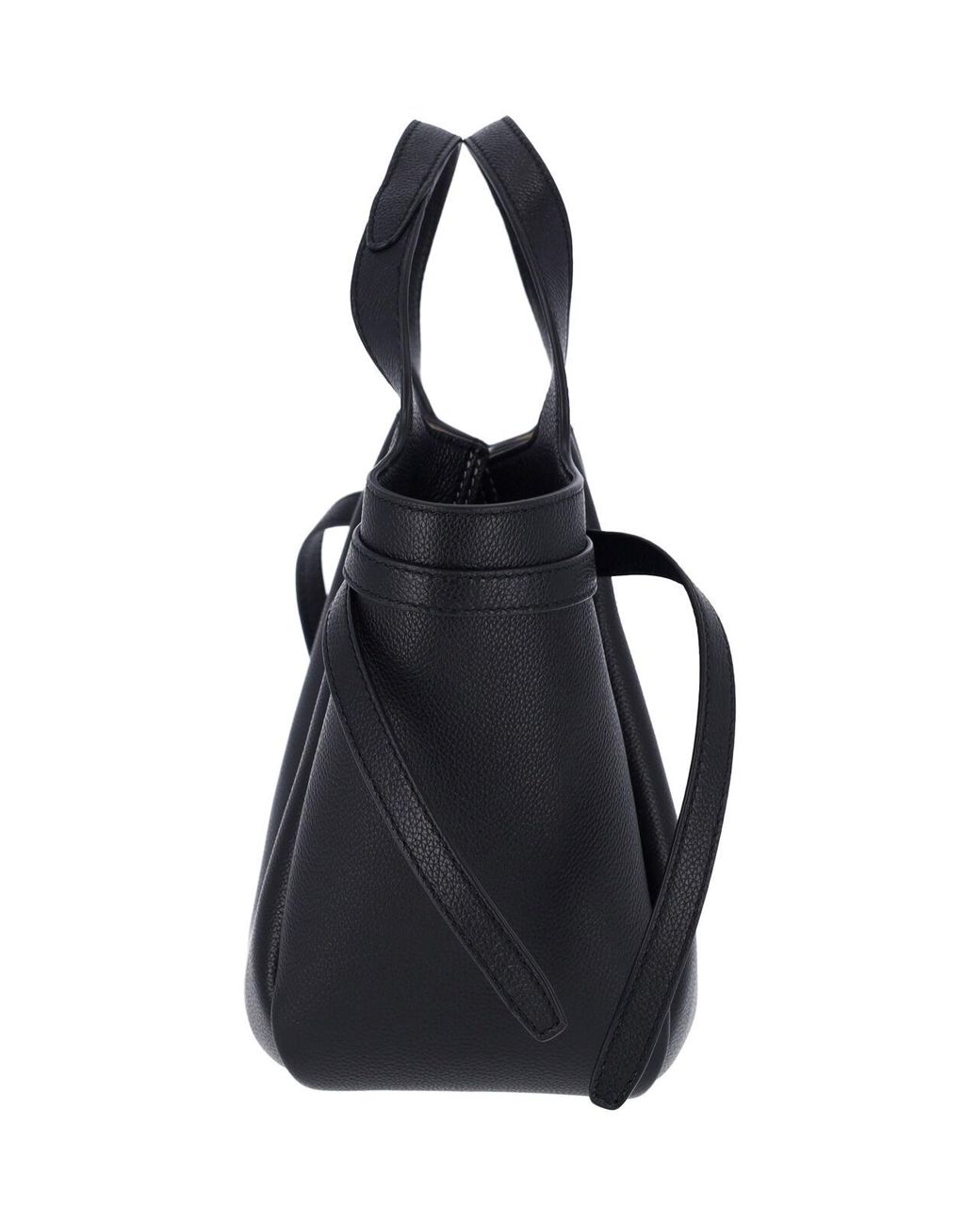 Tory Burch Black Small Leather Tote Bag