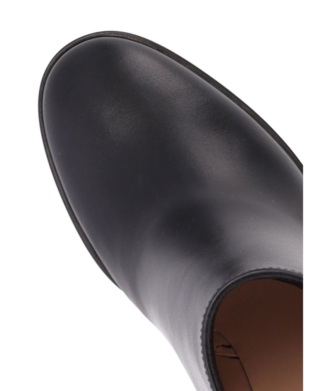 Gianvito Rossi Blue Leather Ankle Boots
