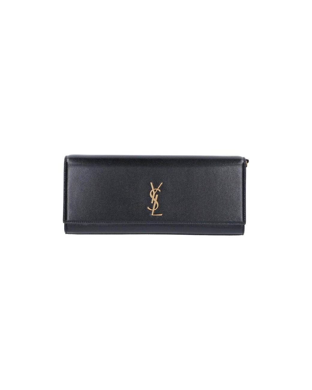 Saint Laurent Black 'Kate Clutch' Shoulder Bag