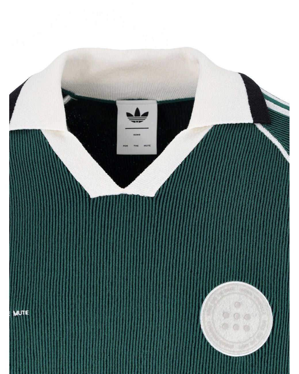 Adidas Green Polo Shirt X Song For The Mute With Logo