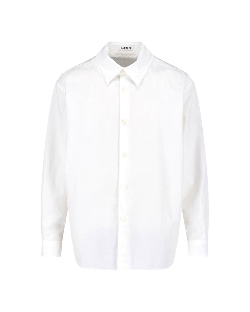 Auralee White Classic Shirt for men