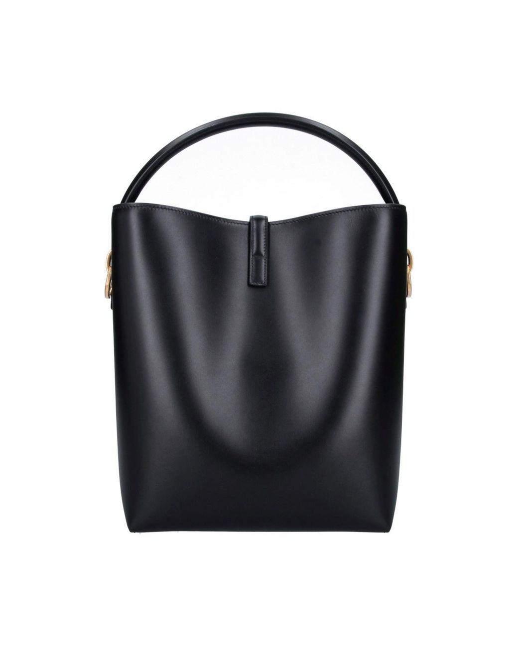 Saint Laurent Black Bucket Bag "Le 37"