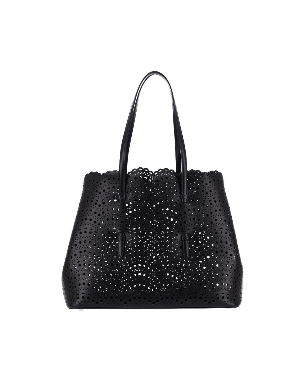 Alaïa Black Tote Bag "Mina 37"