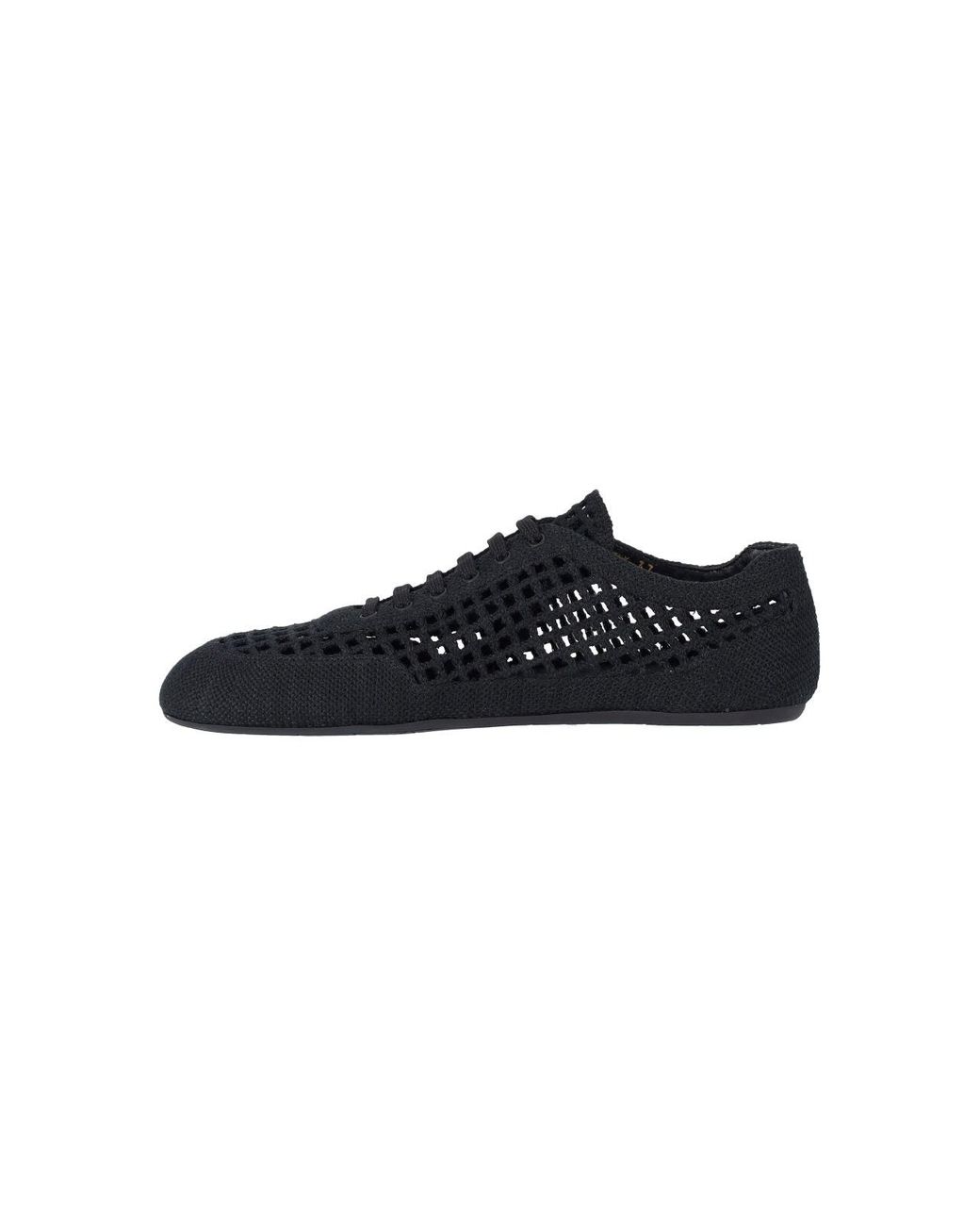 Prada Black Crochet Sneakers “Collapse”