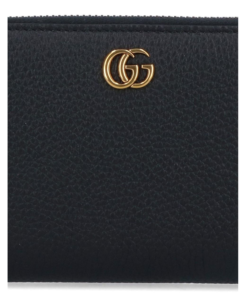 Portafoglio Zip Logo di Gucci in Nero | Lyst