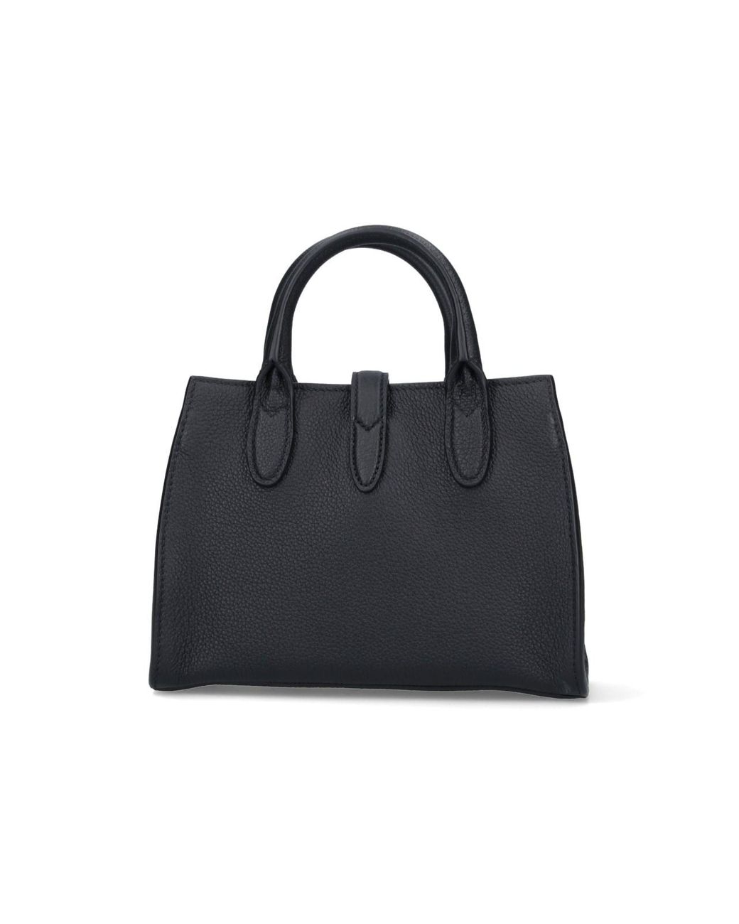 Gucci Black Small Tote Bag With Hook Closure