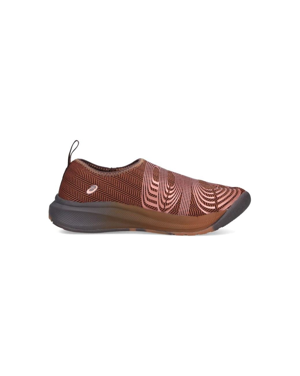 Asics Brown Slip-On Athletic Sneaker